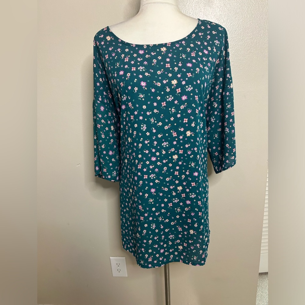 Molly & Isadora Size 3X‎ Floral Print Short Sleeve Top
